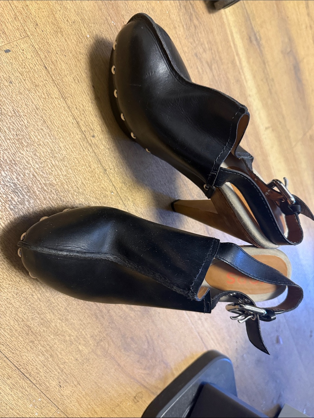 KORS sling back clogs